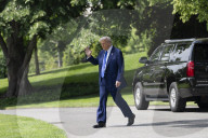 Trump departs White House for Middle East