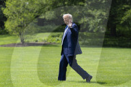 Trump departs White House for Middle East
