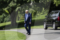 Trump departs White House for Middle East