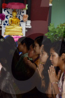 Celebrating Buddha's birthday