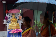 Celebrating Buddha's birthday