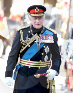 King Charles presents new standards to the Household Cavalry at Windsor Castle