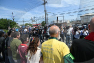 Faith Clergy Forms Human Chain To Block Entrances And Exits To Delaney Hall ICE Immigration Detention Facility