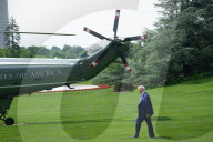 President Trump Departs White House For Trip To The Middle East.