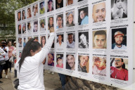 Protest For Missing Persons On International Mother's Day