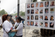 Protest For Missing Persons On International Mother's Day
