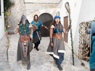 Medieval Festival Of Ibiza , Ibiza, Spain - 9 May 2025:  25th Year Of The Medieval Fair Of Ibiza 