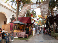 Medieval Festival Of Ibiza , Ibiza, Spain - 9 May 2025:  25th Year Of The Medieval Fair Of Ibiza 