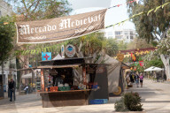 Medieval Festival Of Ibiza , Ibiza, Spain - 9 May 2025:  25th Year Of The Medieval Fair Of Ibiza 