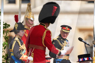 King Charles at Windsor Castle in Windsor, UK.
