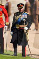 King Charles at Windsor Castle in Windsor, UK.