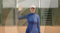 AI robot tennis coach