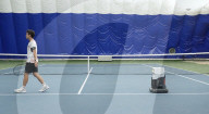 AI robot tennis coach