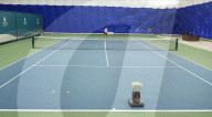 AI robot tennis coach