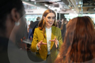 Kate Middleton at the British Fashion Council in London, UK.