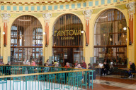 Art Nouveau Hall At Prague Central Station