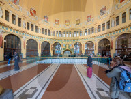 Art Nouveau Hall At Prague Central Station