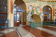 Art Nouveau Hall At Prague Central Station