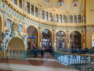 Art Nouveau Hall At Prague Central Station