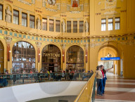 Art Nouveau Hall At Prague Central Station