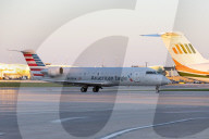 Air Wisconsin Airlines At Milwaukee International Airport.