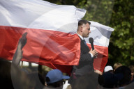 Far-right Presidential Candidate Slawomir Mentzen Rally In Warsaw.