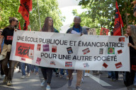 Toulouse: Protest In Support Of Public Services And Against Austerity