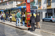 Pro-Ukraine Solidarity Tram On Line 22 In Prague