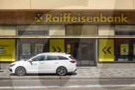 Raiffeisen Bank Branch In Central Prague