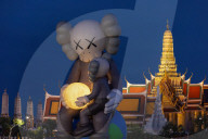 KAWS Companion Inflatable Sculpture Installation In Thailand