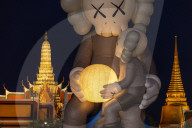 KAWS Companion Inflatable Sculpture Installation In Thailand
