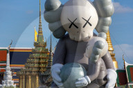 KAWS Companion Inflatable Sculpture Installation In Thailand