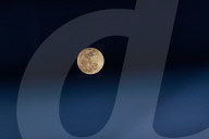 The Full Moon ‘Flower Moon’ Seen Over Mexico City