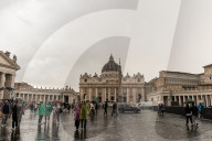 Tourists In St. Peter's Square