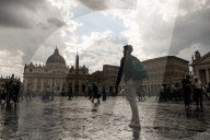 Tourists In St. Peter's Square