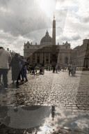 Tourists In St. Peter's Square