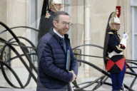 The Departure Of The Ministers After The Council Of The French Ministers 