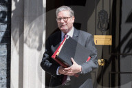 Keir Starmer Departs Downing Street For PMQs In London
