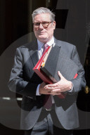 Keir Starmer Departs Downing Street For PMQs In London