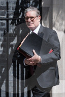 Keir Starmer Departs Downing Street For PMQs In London