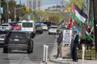 Pro-Israel And Pro-Palestine Protests In Toronto