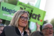 Magdalena Biejat's Election Rally In Krakow
