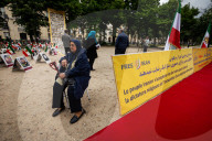 Iranian Opposition Rally To Stop Executions And The Nuclear Threat Of Iran, In Paris