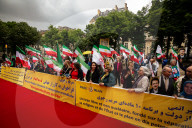 Iranian Opposition Rally To Stop Executions And The Nuclear Threat Of Iran, In Paris