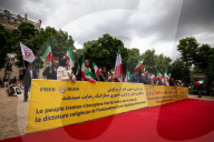 Iranian Opposition Rally To Stop Executions And The Nuclear Threat Of Iran, In Paris