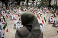 Iranian Opposition Rally To Stop Executions And The Nuclear Threat Of Iran, In Paris
