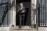 Prime Minister Kier Starmer Leaving For PMQs in London, UK.
