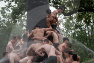 US Naval Academy Freshman Herndon Monument Climb