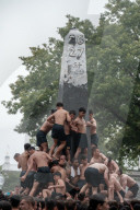 US Naval Academy Freshman Herndon Monument Climb
