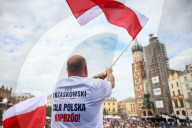 Rafal Trzaskowski Presidential Rally In Krakow, Poland